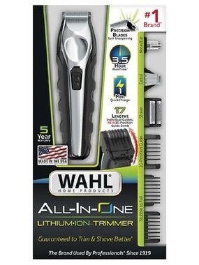 Wahl All-In-One Lithium Ion Cordless Rechargeable Beard Trimmer